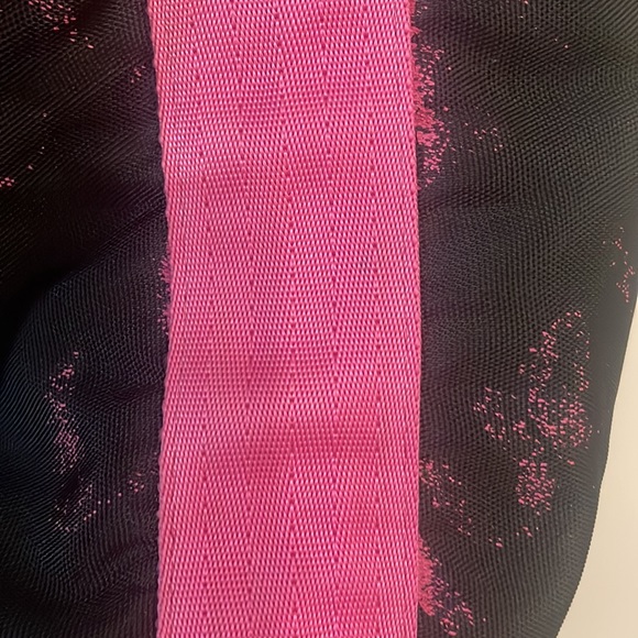 Vintage Juicy Couture large tote Black and pink distressed look - Picture 8 of 14